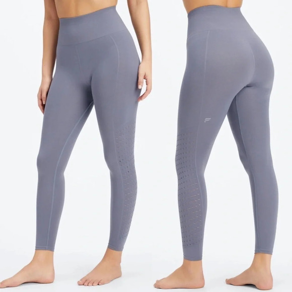 Fabletics | Eco Sync 7/8 Leggings High Waisted Second Skin Gray - Picture 2 of 8